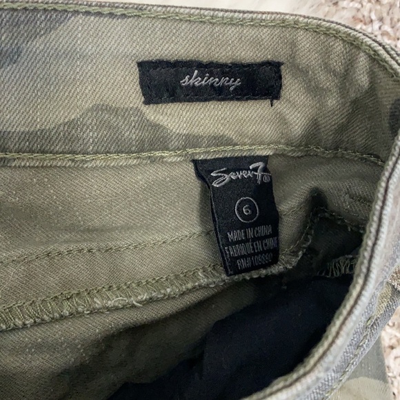 Seven7 Skinny faded camo jeans. - Picture 2 of 3